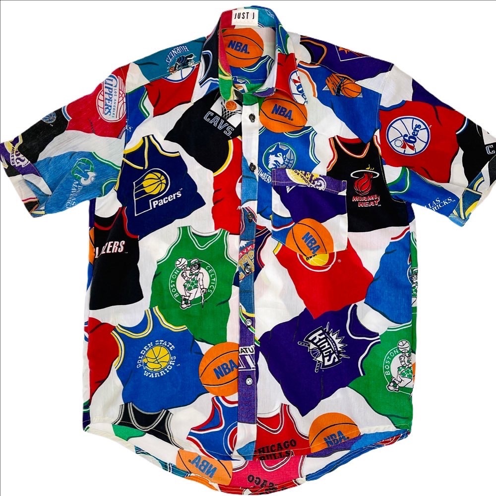 NBA Jersey Button-Down Shirt
